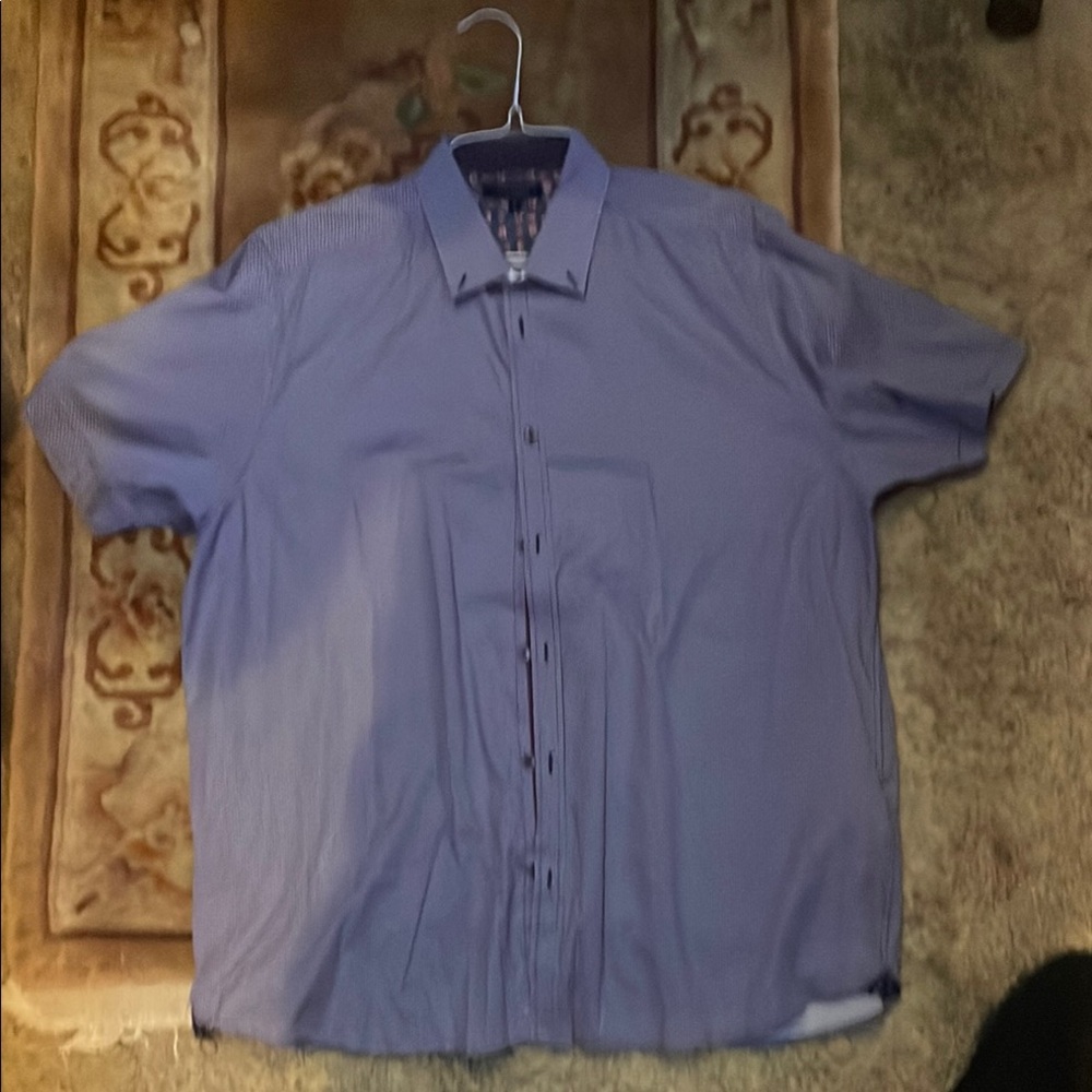 Ted Baker London Casual Purple Button Down Shirt